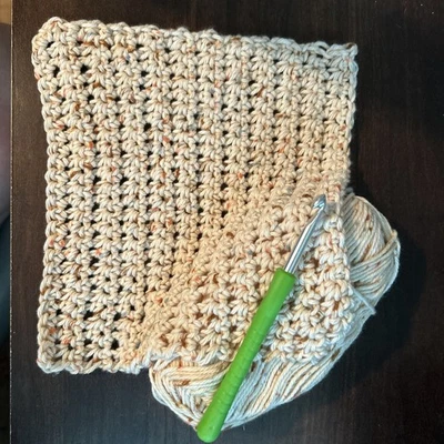 Paño hecho a mano de ganchillo - 100% algodón - ¡Envío GRATIS!  Foto 1 de 2