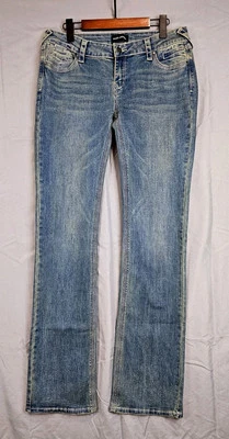 Alloy Apparel Jeans Cowgirl Yellow Wash Bootcut Western Womens Sz 10 Quadseamed  - Image 1 of 4