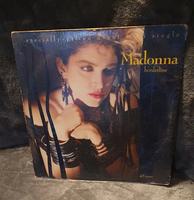Madonna - Borderline (new mix) / Lucky Star (new mix) 45rpm Maxi-Single 12" Foto 1 de 3