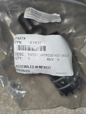 Brand New Piston, Seals, and Spacers for Fleck 5800 Downflow Valve - 61837 - Image 1 of 4