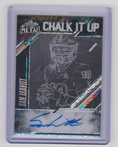 2025 Leaf Metal Sam Leavitt Chalk It Up Auto #10/10 Jersey Match Arizona State - Picture 1 of 2