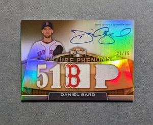 Daniel Bard #20/75 Game-Used - 2011 Topps Triple Threads Future Phenoms - Picture 1 of 3