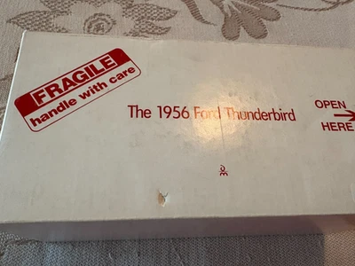 DANBURY MINT 1956 FORD RED THUNDERBIRD WITH TITLE #2 - Image 1 of 4