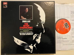SLS 799 Sibelius Seven Symphonies / Barbirolli / Halle Orchestra / 5 LP box set - Picture 1 of 1