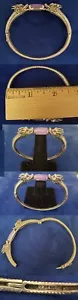 Designer Hilary Joy Sterlingsilber chinesischer Drache lila Jade Armband br60 - Bild 1 von 1