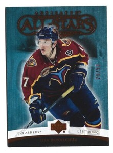 ILYA KOVALCHUK 2005 UPPER DECK ARTIFACTS HOCKEY RED PARALLEL 152 # 26/50