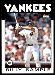 1986 Topps Billy Sample New York Yankees #533