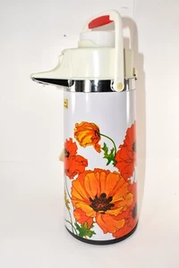 SUNRISE AIR-POT TERMO JARRA BOMBA DE VACÍO CON FONDO SUSAN PEREZOSO NUEVO CON ETIQUETAS - Imagen 1 de 8