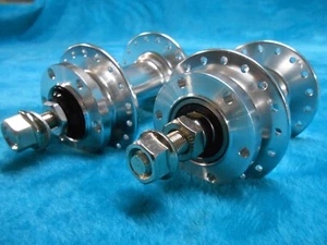 Front Rear DISC Bicycle Hub Silver Sealed Bearing 36 Hole FW Bolt On 100mm135mm - Picture 1 of 19