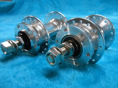 Front  Rear DISC Bicycle Hub Silver Sealed Bearing 36 Hole FW Bolt On 100mm135mm - Image 1 of 4