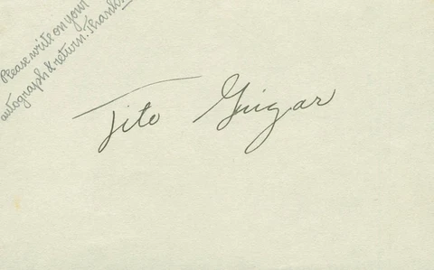 TITO GUIZAR - SIGNATURE(S) Cover