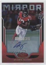 2017 Certified Mirror Signatures Red /60 Mohamed Sanu #MS-MS Auto