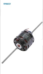 Fasco Elektromotor D336 SC Lüfter Gebläsemotor 1/10 PS 1550 U/min Doppelwelle NEU - Bild 1 von 7