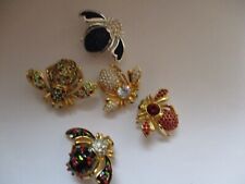 Lot of (5) Signed Joan Rivers Bee Pins