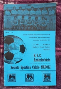 1976/77 ECWC Semi Final - ANDERLECHT v. NAPOLI - Picture 1 of 1