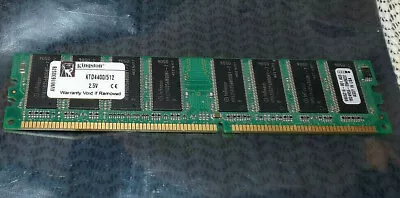 Kingston KDT4400/512 512MB Memory RAM PC2100 184 Pin - 1 Stick - Image 1 of 2
