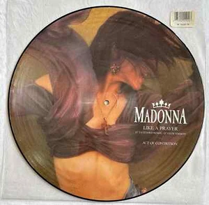 MADONNA -Like A Prayer- Rare Original UK 12" Picture Disc (Vinyl Record) - Picture 1 of 2