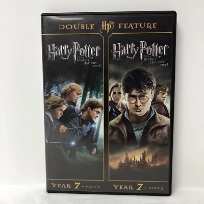 Harry Potter and the Deathly Hallows PART 1 & 2 DOUBLE FEATURE (DVD, 2012)  - Image 1 of 2