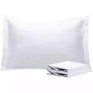 Set of 2 Pillow Shams Queen NWOT White - Picture 1 of 4