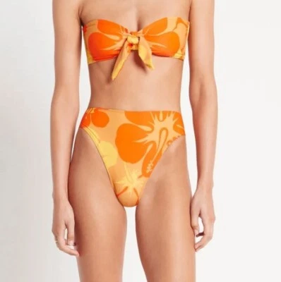 BNWT Faithfull The Brand bikini Medium UK 10 NEW Oceania surfs up floral print - Image 1 of 4