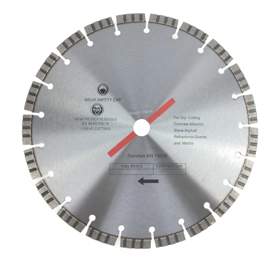 WEISCHER Diamanttrennscheibe Diamantscheibe TURBO 125, 230, 300, 350 mm Granit Beton
