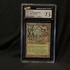 Gaea’s Cradle Urza’s Saga NM+ CGC (8022) Grade 7.5 Magic the Gathering | MTG - Picture 1 of 2