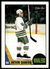 1987-88 O-Pee-Chee Kevin Dineen Hartford Whalers #124
