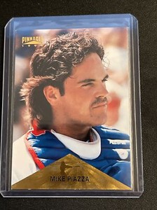 1996 Pinnacle #4 MIKE PIAZZA Los Angeles Dodgers
