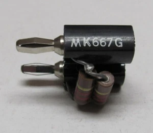 General Radio MK 667G 274-MB Adapter w/ 2 1200 ohm resistors Ham Radio - Picture 1 of 4