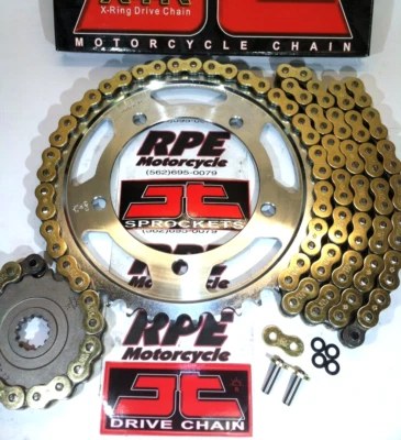 2017-2023 KAWASAKI Z900 JT Z3 GOLD 525 QA 14/44 CHAIN & SPROCKETS KIT Z900 ABS - Image 1 of 4