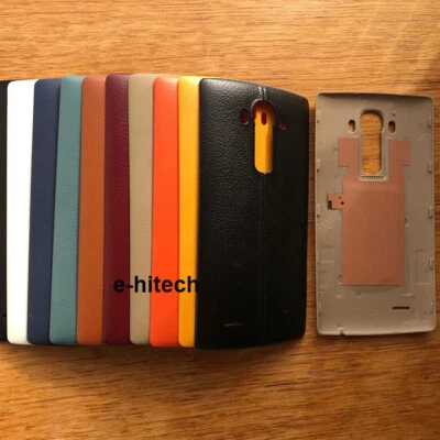Rear Battery back cover housing door for LG G4 all version leather effect + nfc - Image 1 of 3