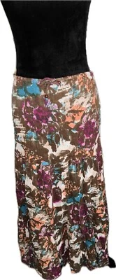 Maxi Falda De Colección JH Coleccionables Algodón Floral Hippie BOHO Para Mujer 12 Foto 1 de 4