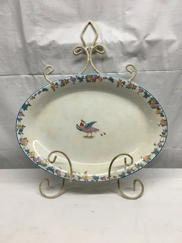 Shabby Country Cottage Wire Plate holder  Picture Easle  Wall Sconce Cover