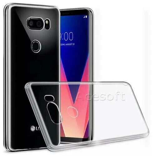 Funda de silicona suave transparente ultra cristalina impermeable para teléfono móvil LG V30 H932 T Foto 1 de 1