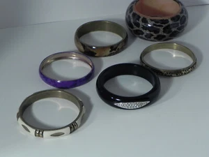 Lote de 6 Pulseras Brazaletes Joyería de Disfraz Moda Mujer - Imagen 1 de 9