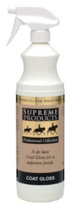 Supreme Products Coat Gloss Spray Horse Easy Groom Coat Shine Sheen 750ml 1L 5L - Picture 1 of 6