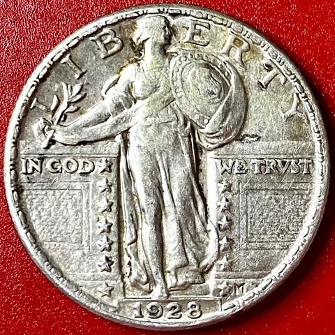 1928 STANDING LIBERTY QUARTER Cover