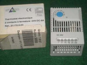 Steco Elektronisches Thermostat 2 Kontakte 24 V/DC 8A ZE 01170.0-03 Neu im Karton - Bild 1 von 5