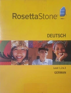 Rosetta Stone Deutsch Levels 1, 2 & 3 Version 3 German Language CDs No Headset - Picture 1 of 1