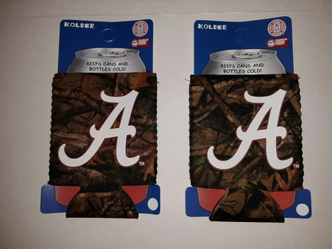 Alabama Crimson Tide  NCAA Kolder Camo Can Collapsible Koozie Comes In Set Of 4 Cover