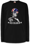 Ben Drankin Dziecięcy T-shirt z długim rękawem Benjamin Zabawa Alkohol Franklin USA Drunk