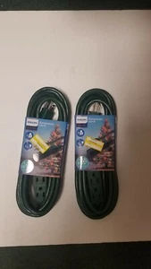 Philips 15 ft. Cable de extensión exterior verde (JUEGO de 2) - Imagen 1 de 3