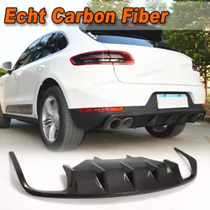 Se adapta a Porsche Macan 2014-20 carbono difusor trasero difusor alerón trasero - Imagen 1 de 11