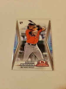 2023 Topps ITCD #NTCD-B4 Gunnar Henderson Rookie Card Orioles RC - Foto 1 di 2