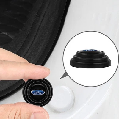 4Pcs Car Door Shock Absorber Gasket Silicone Anti-Scratch Sticker Pads for ford - Image 1 of 4