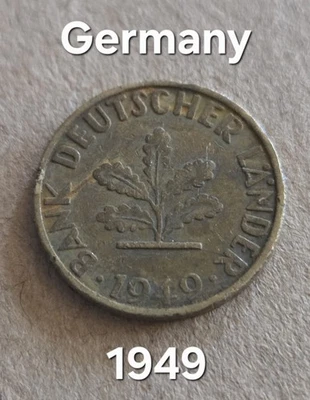 Germany 1949 D 5 Pfennig Coin - Image 1 of 2