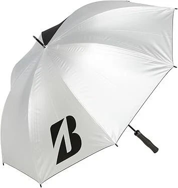 Bridgestone Golf Japan 2024 Silver Umbrella Anti UV Sun Rain Shading UM2402 - Image 1 of 4