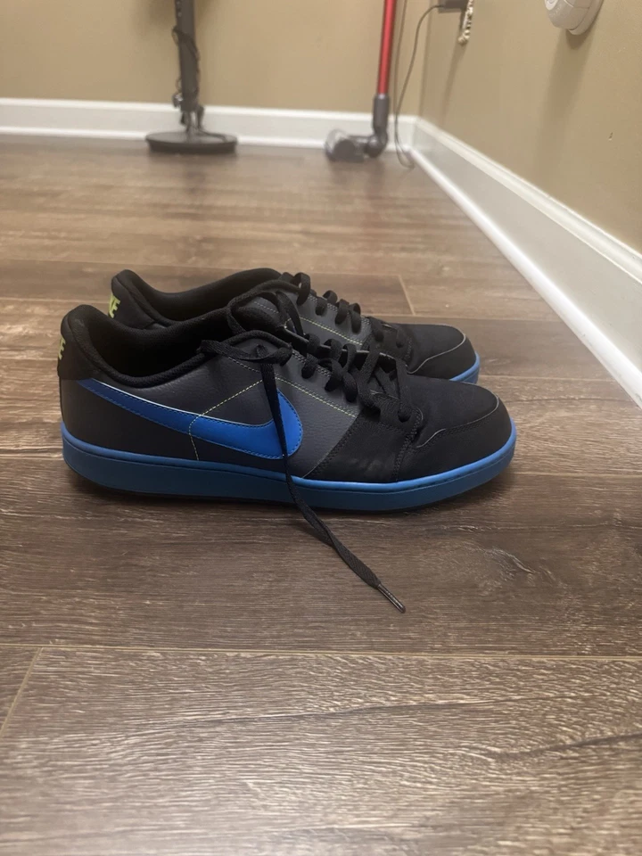 Nike Backboard Men's Black Blue Gray Athletic Shoes Size 11.5 #378336-043 EUC - Image 1 of 4