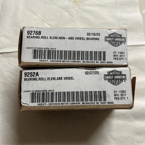 OEM Harley Davidson,9276B,9252A wheel bearings - Picture 1 of 4