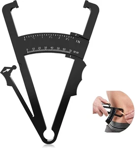 Calibradores de grasa corporal, combo cortapelos de medida de grasa con medida de porcentaje de grasa corporal Ch - Imagen 1 de 12